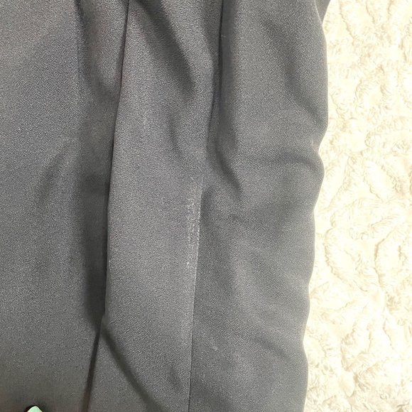 Incite black party dress with scarf down the back - 1980s vintage - size large - Picture 8 of 8